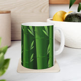Serene Bamboo Ceramic Mug 11oz