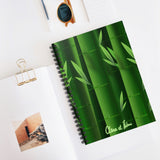 Serene Bamboo Spiral Notebook - Ruled Line