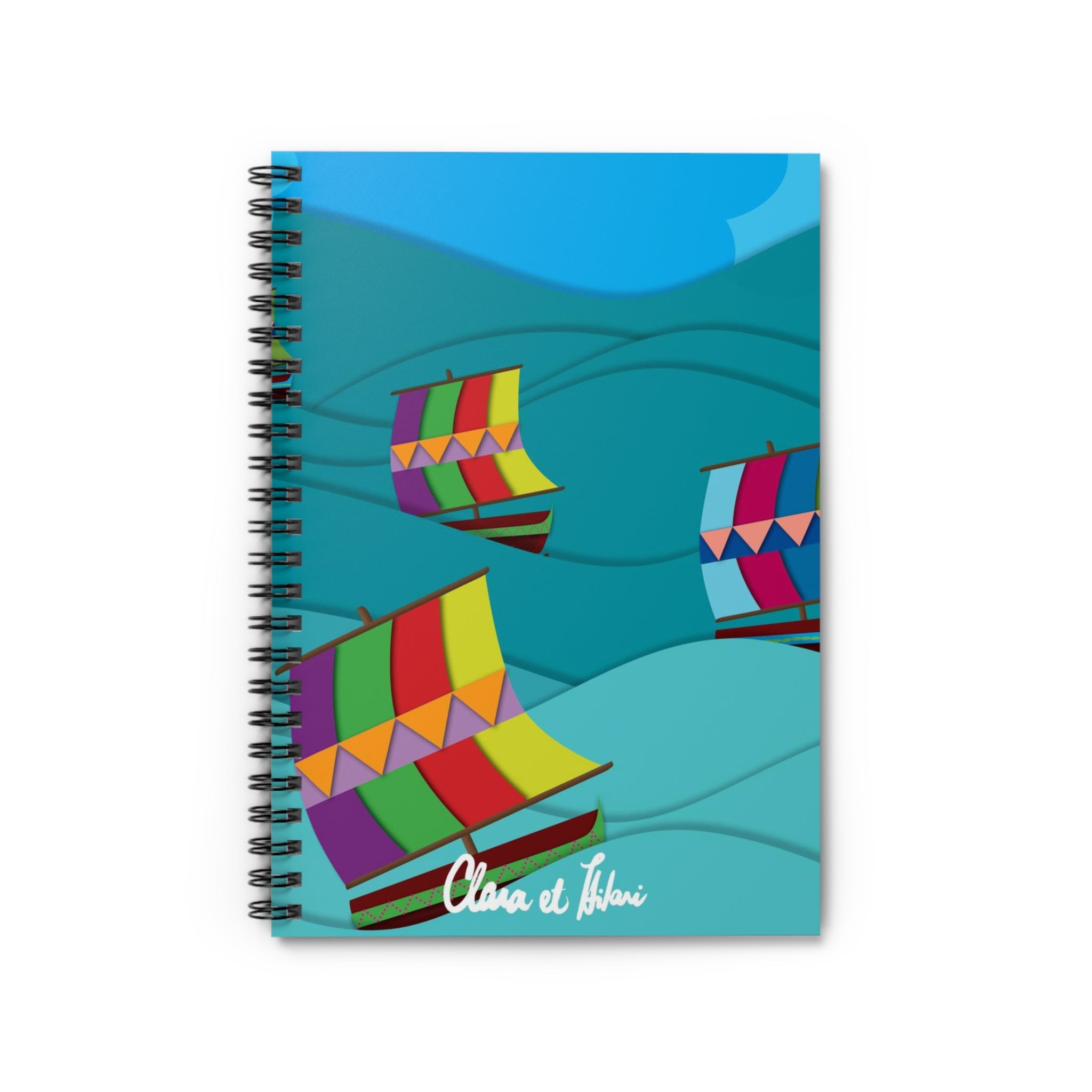 Vibrant Vinta Spiral Notebook - Ruled Line