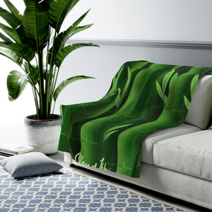 Serene Bamboo Velveteen Plush Blanket